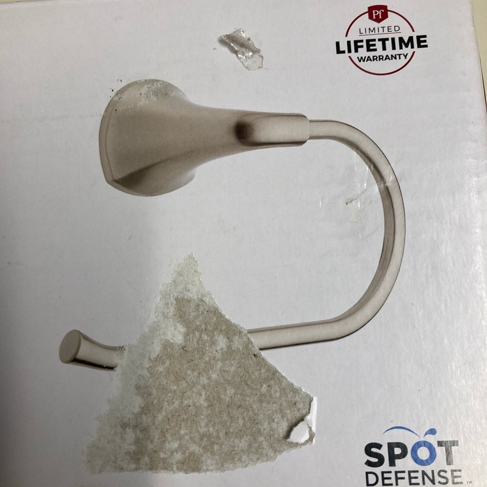 Pfister Wall Mounted Ladera Towel Ring in Spot Defense Brushed Nickel BRB-LR0GS